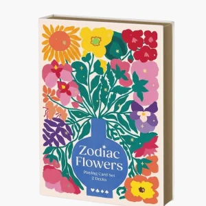 Zodiac Flowers Playing Card Set