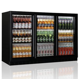 Back bar/Drickakyl, 3 Självstängande dörrar 320L, +1°/+10°C