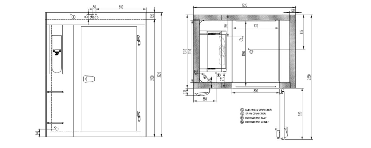 Blast chiller rum, roll in 20x GN 2/1, +90°C/-18°C - Bild 4