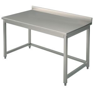 Arbetsbänk med bakkant, 700×600 mm