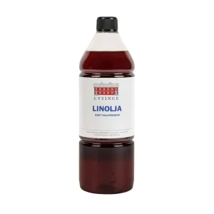 Linolja, kokt kallpressad