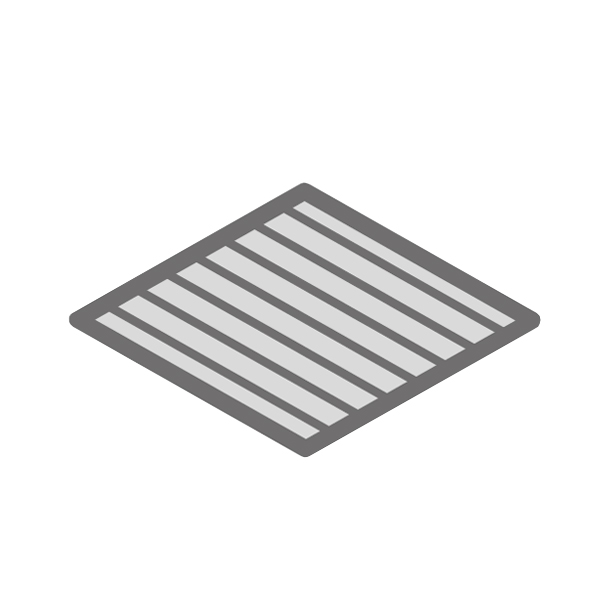 Stekhäll Elektrisk 5,4kW, räfflad, 40x73cm - Bild 3