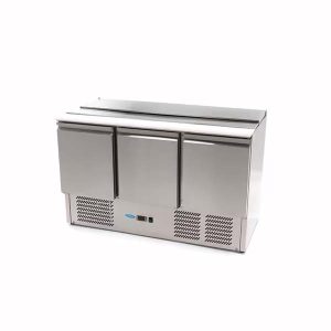Saladette – 3 dörrar – 137cm – 257L – inkl skärbräda